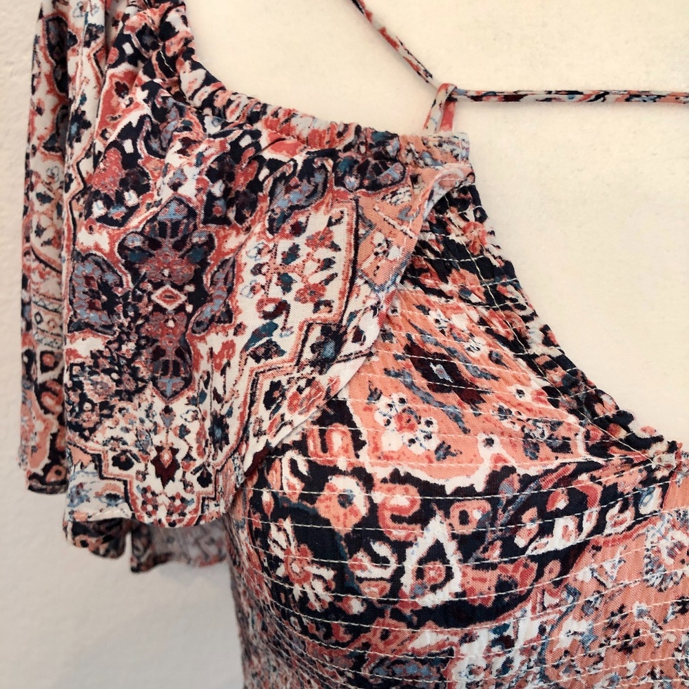 Olivaceous Boho Off The Shoulder Crop Top | Size S - Picture 6 of 10